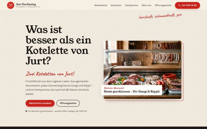 Startseite jurt-dorfmetzg