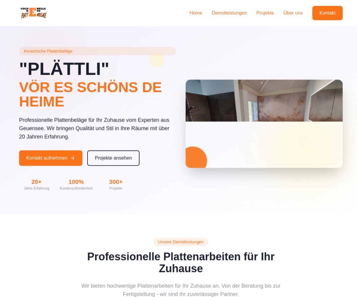 Startseite von Coldebella Plattenbeläge